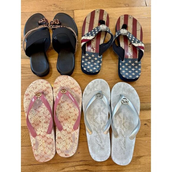 Bundle of 4 Women’s Sandals Size 9 - Picture 1 of 8